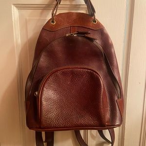 M. London New York
Leathercraft Leather Backpack Purse